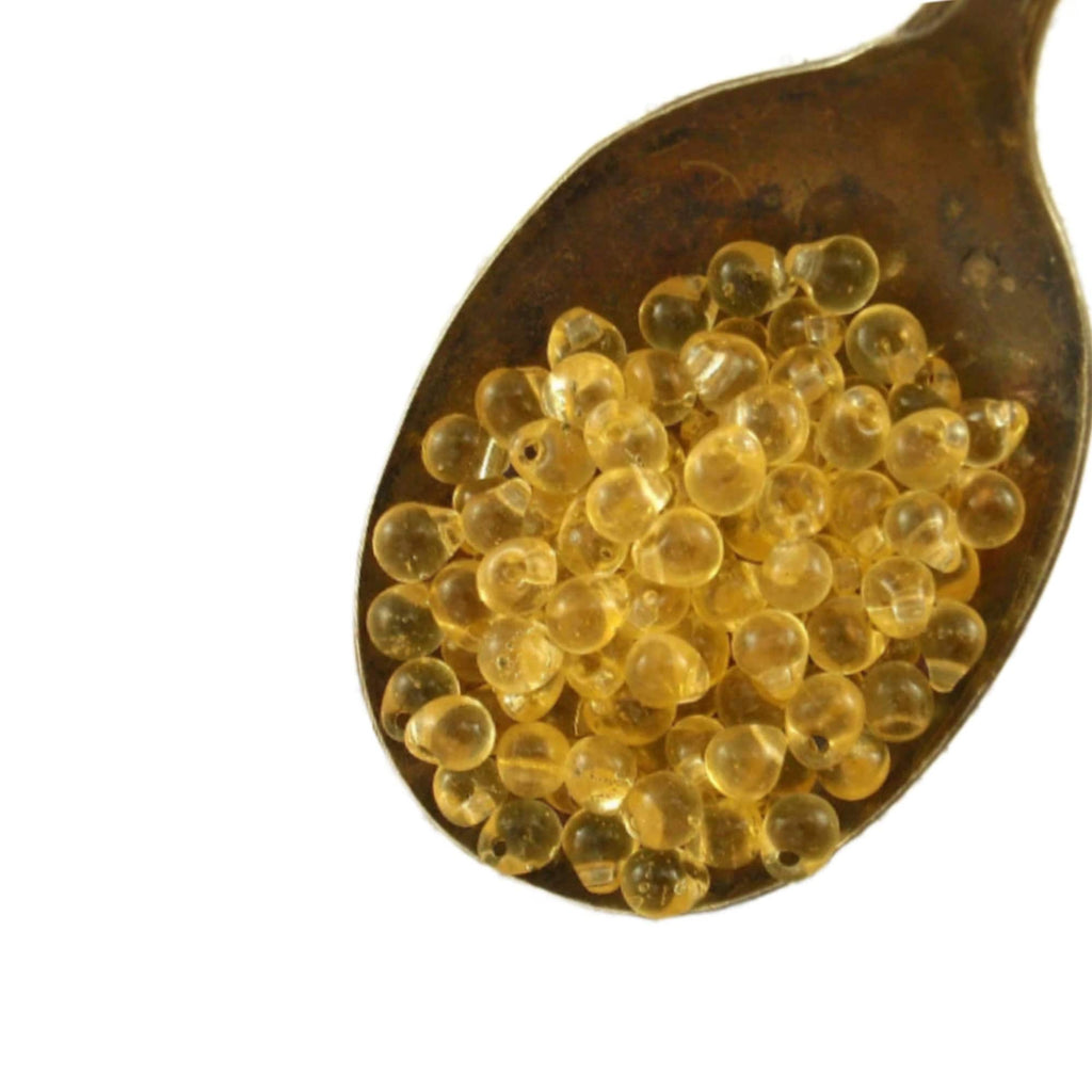 Miyuki DP-132 Transparent Light Topaz Drop Beads - Make Shaggy Bracelets, Earrings, Bracelets and Make Them Shimmer