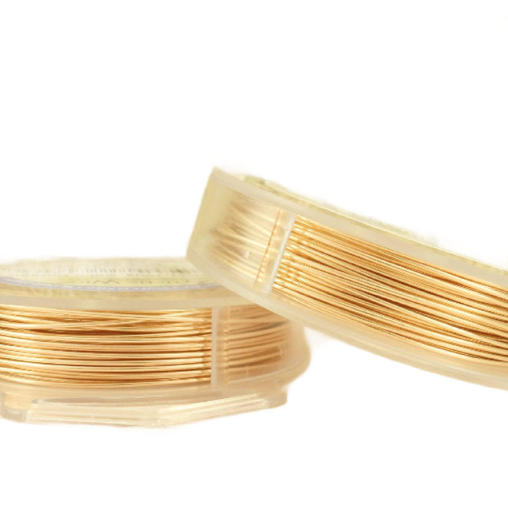 Non Tarnish Gold Color Artistic Wire - You Pick Gauge 10, 12, 14, 16, 18, 20, 22, 24, 26, 28, 30, 32 – 100% Guarantee