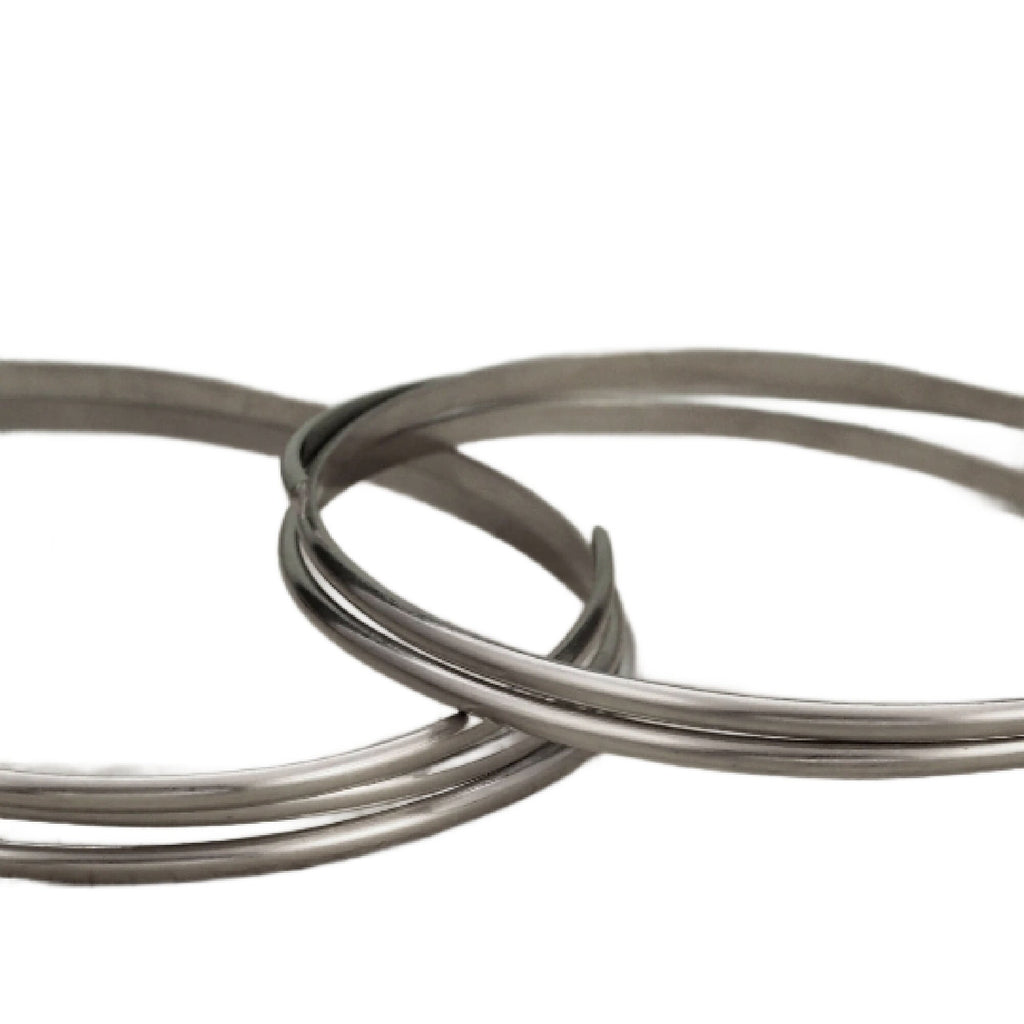 Half Round Nickel Silver Wire - You Pick Gauge 6, 8, 10