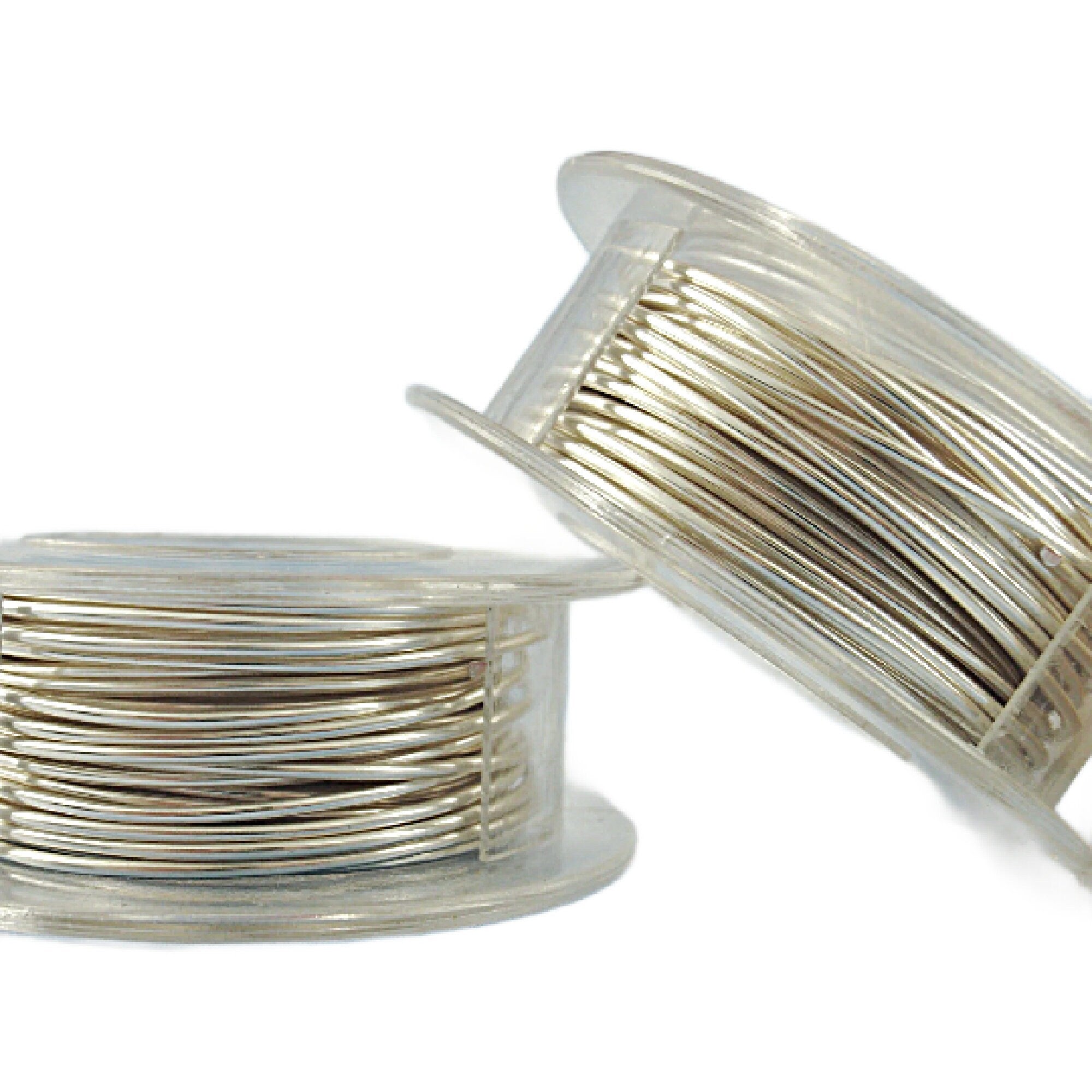 Wire Sampler Non Tarnish Silver Plated - You Pick Gauge 18, 20, 22, 24 ...