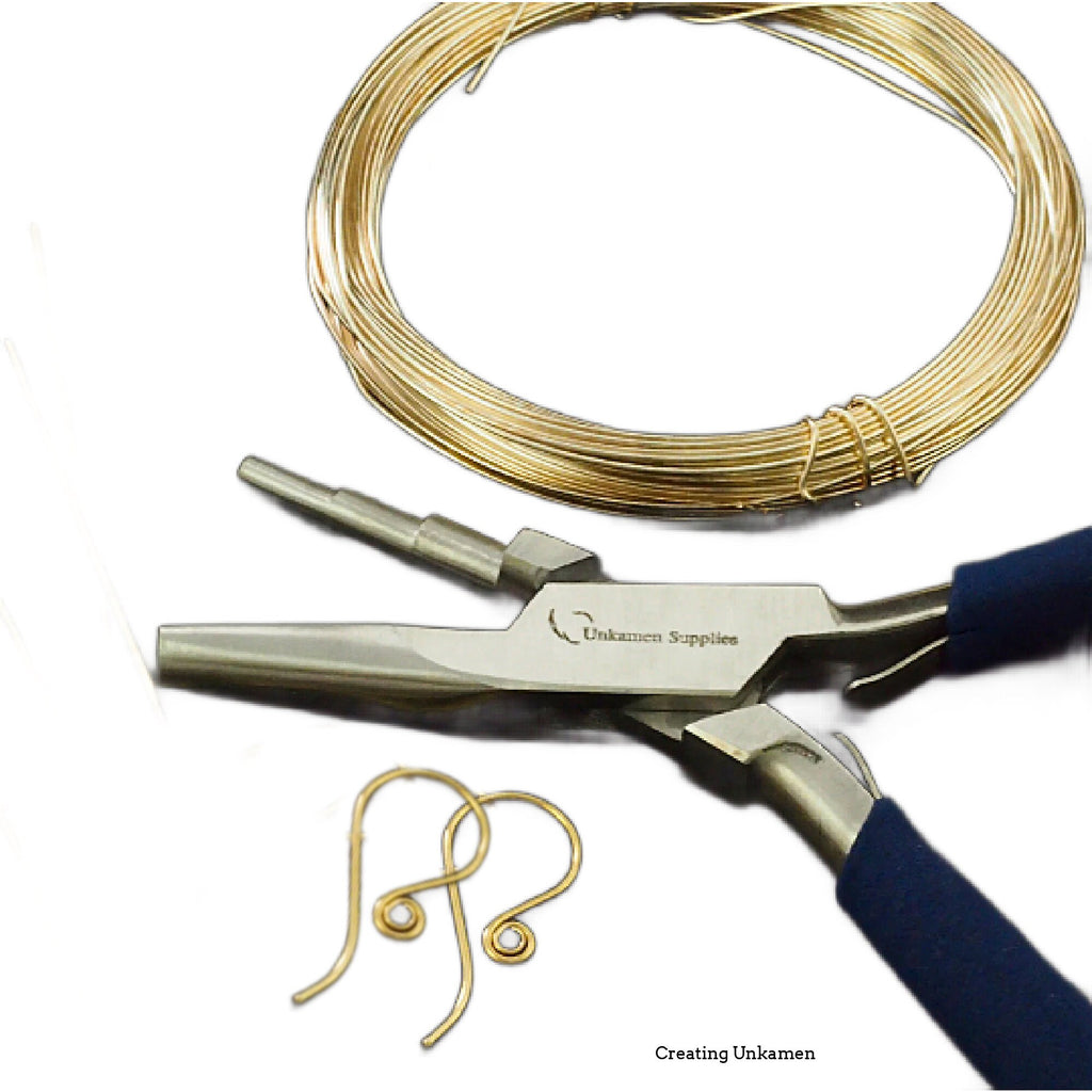 Stepped Looping Specialty Plier - Perfect For Clasps and Ear Wires - Professionally Prepped - Free Wire Sample Included - 100% Guarantee