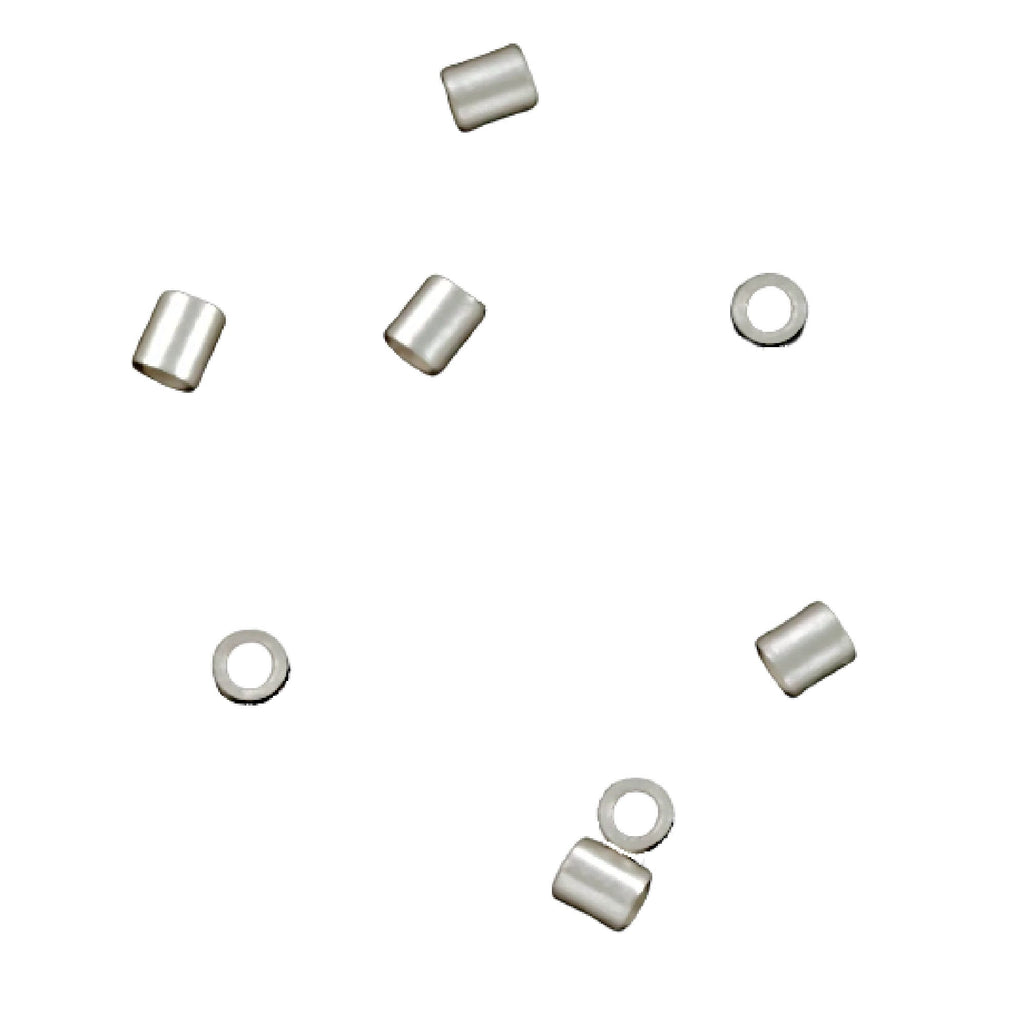 25 Crimp Tubes - Sterling Silver, Antique Silver, or Black Sterling Silver - 100% Guarantee