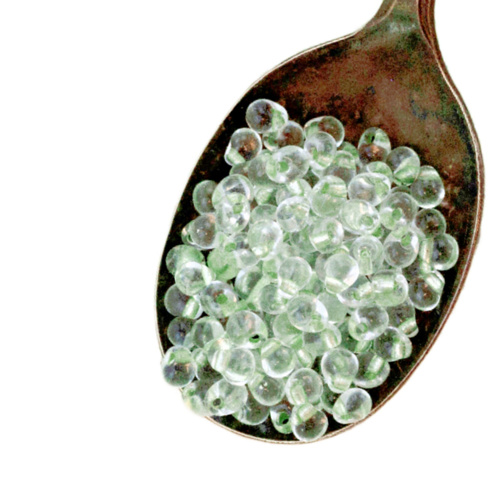 Celery Lined Crystal Drop Glass Beads by Miyuki - 100% Guarantee