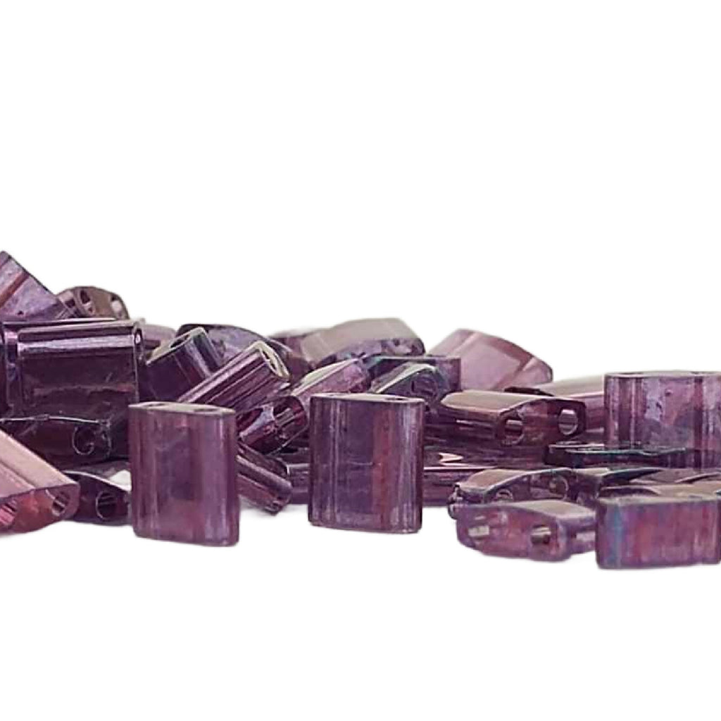 Miyuki 316 Light Amethyst Gold Luster Tila and Half Tila Beads - 100% Guarantee