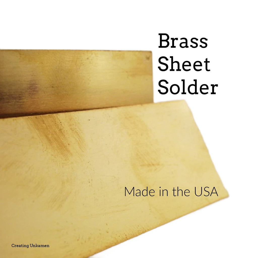 1 Square Inch of Brass Solder