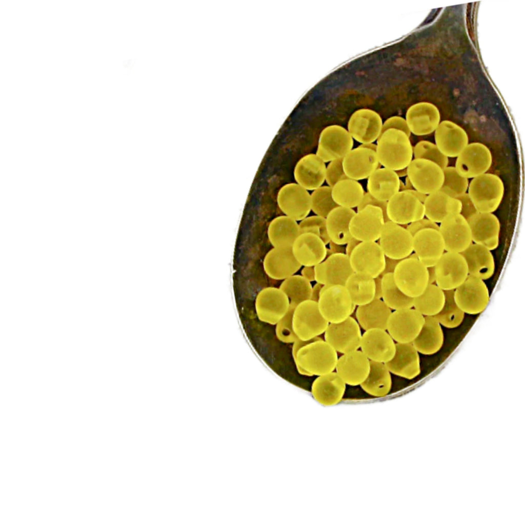 Matte Yellow Miyuki Drop Beads - DP136F - 100% Guarantee