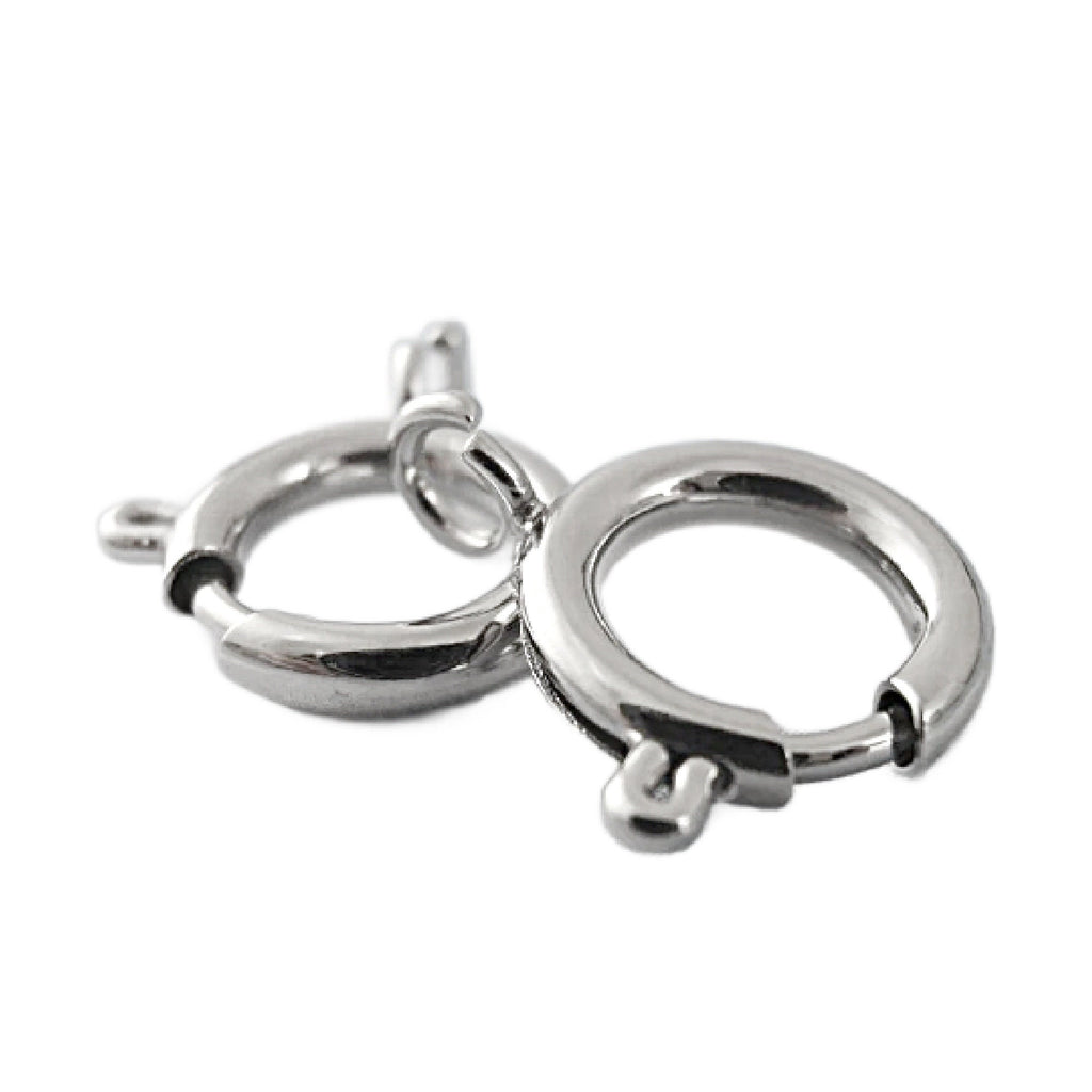 6 Stainless Steel Spring Clasps 6mm, 8mm, 10mm, 12mm, 14mm 16mm - 100% Guarantee