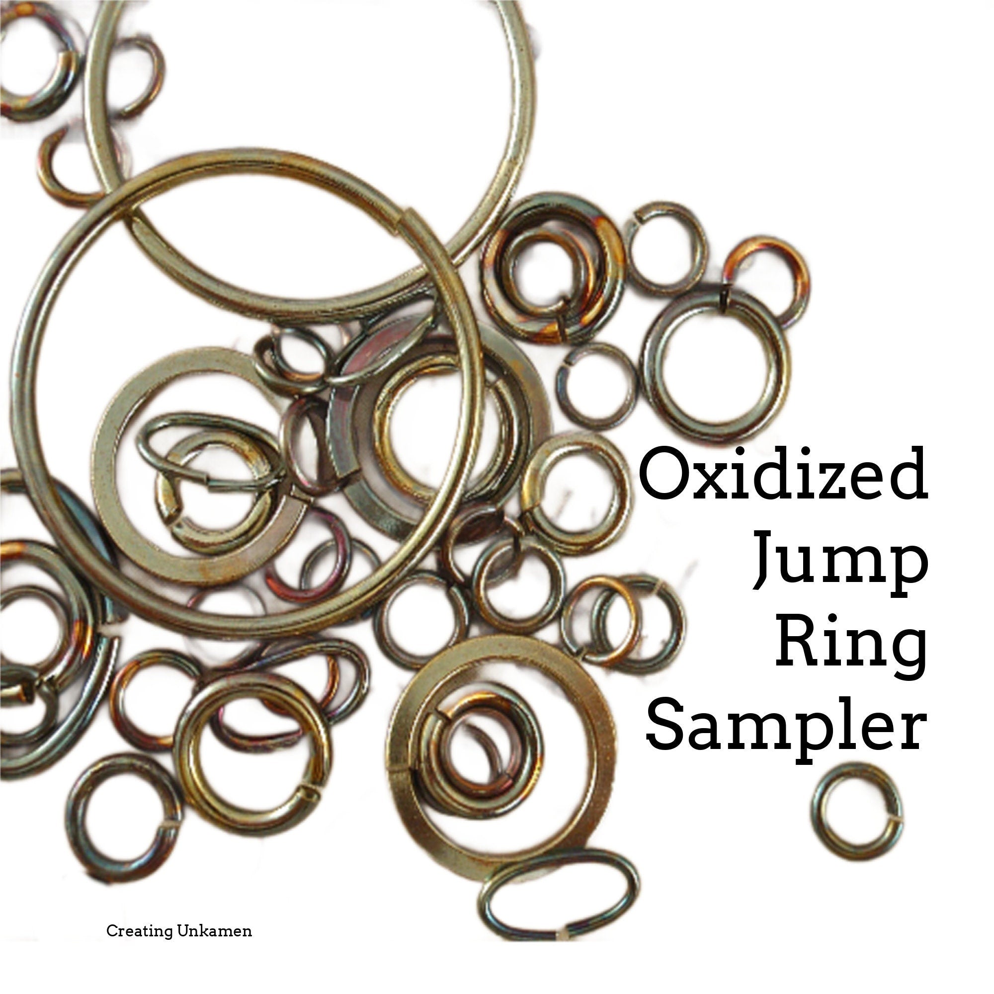 Oxidized brass ring outlet