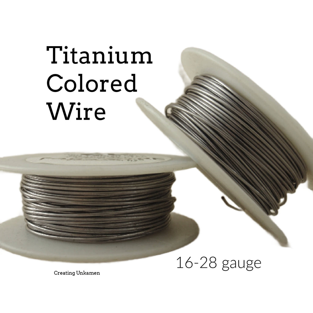 Titanium Colored Wire - 100% Guarantee - Non Tarnish Enameled Coated Copper - YOU Pick the Gauge 16 - 18 - 20 - 21 - 22 - 24 - 26 - 28