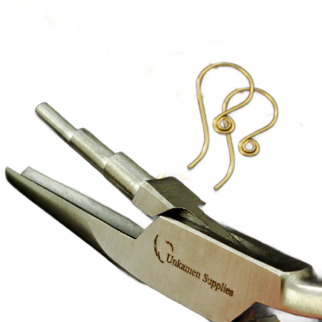 Stepped Looping Specialty Plier - Perfect For Clasps and Ear Wires - Professionally Prepped - Free Wire Sample Included - 100% Guarantee