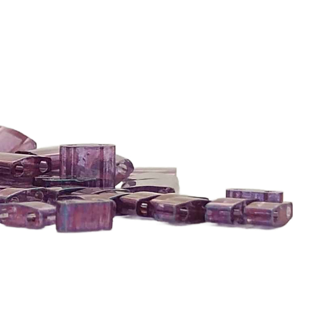 Miyuki 316 Light Amethyst Gold Luster Tila and Half Tila Beads - 100% Guarantee