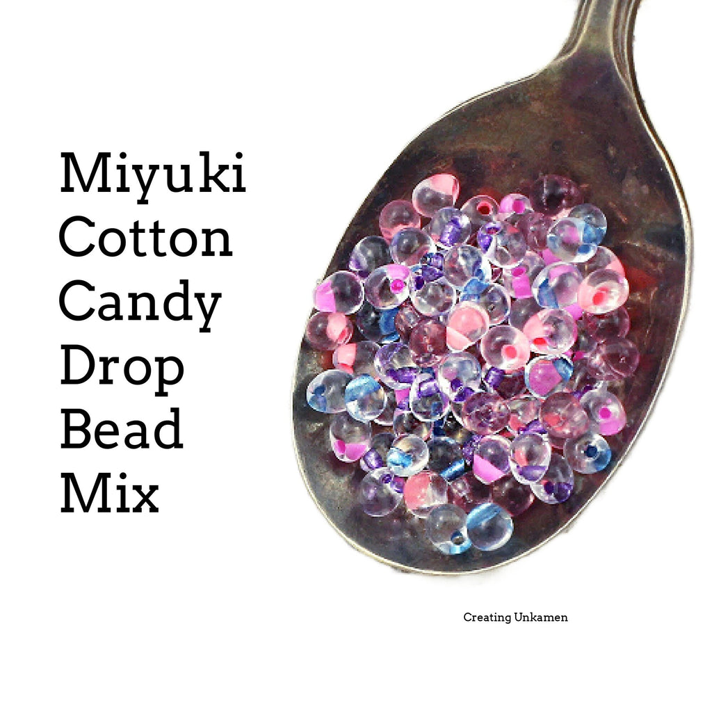 Cotton Candy Miyuki Drop Bead Mix - 100% Guarantee