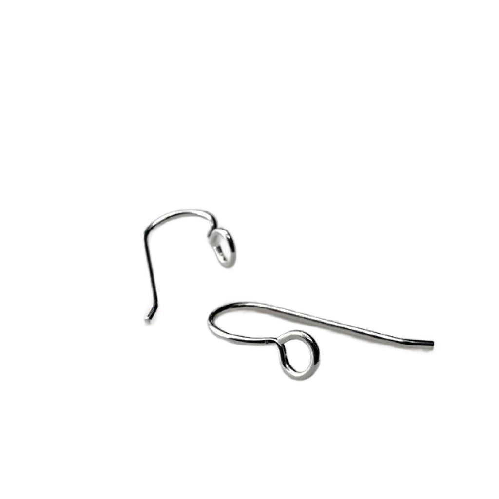 Ear Wires 2 Pairs Perpendicular Sterling Silver