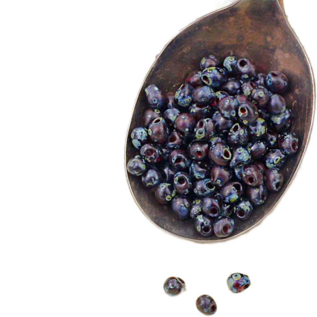 Transparent Ruby Picasso Fringe Beads - 100% Guarantee