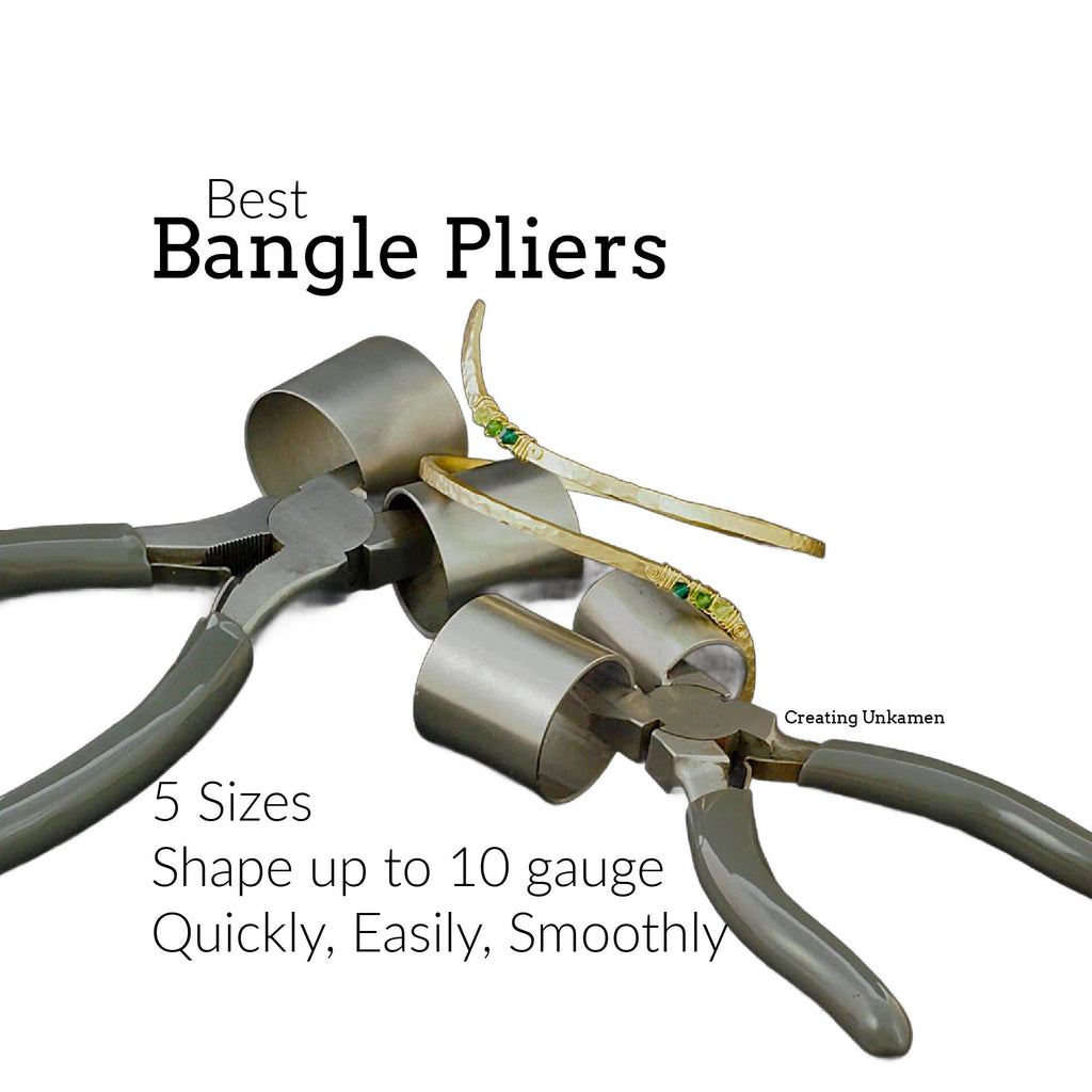 Bangle Pliers - Double Cylinder in 5 Sizes - Free Bangle Wire Sample Included - 100% Guarantee