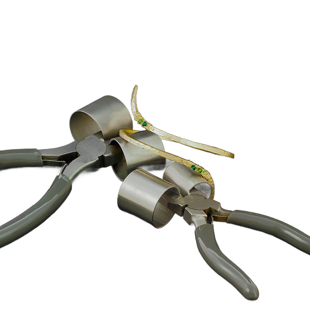Bangle Pliers - Double Cylinder in 5 Sizes - Free Bangle Wire Sample Included - 100% Guarantee