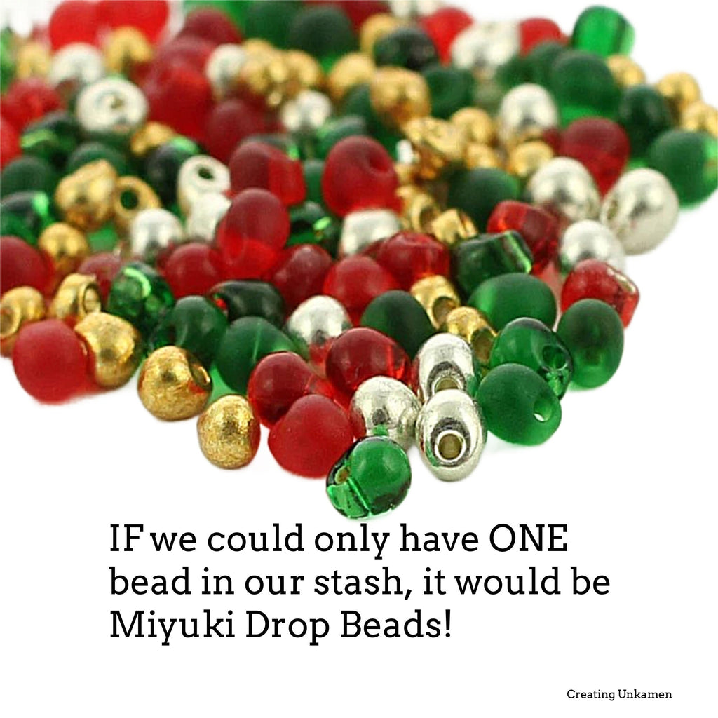 Deck the Halls Drop Bead Mix - Spirited and Joyful - 12, 24 or 48 grams