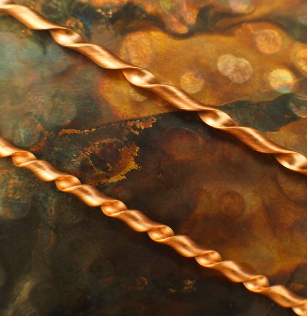 Twisted Half Round Copper Wire - 100% Guarantee YOU Pick Gauge 6, 8, 10, 12, 14, 16, 18, 20