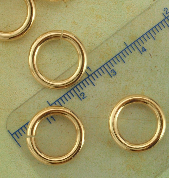 100 Jump Rings Handmade Rich Low Brass - Your Choice of Gauge 14, 15, 16, 18, 20, 22, 24 and Diameter