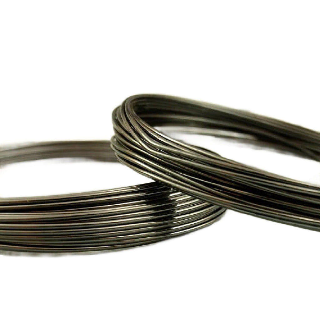Premium Hematite Colored Wire - Half Hard - You Pick Gauge 20, 22, 24, 26 - 100% Guarantee