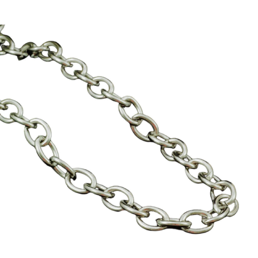 Any Length Stainless Steel 7mm Chain - 316L - Top Shelf - By the Foot or Finished - Large Oval Cable - Made in the USA