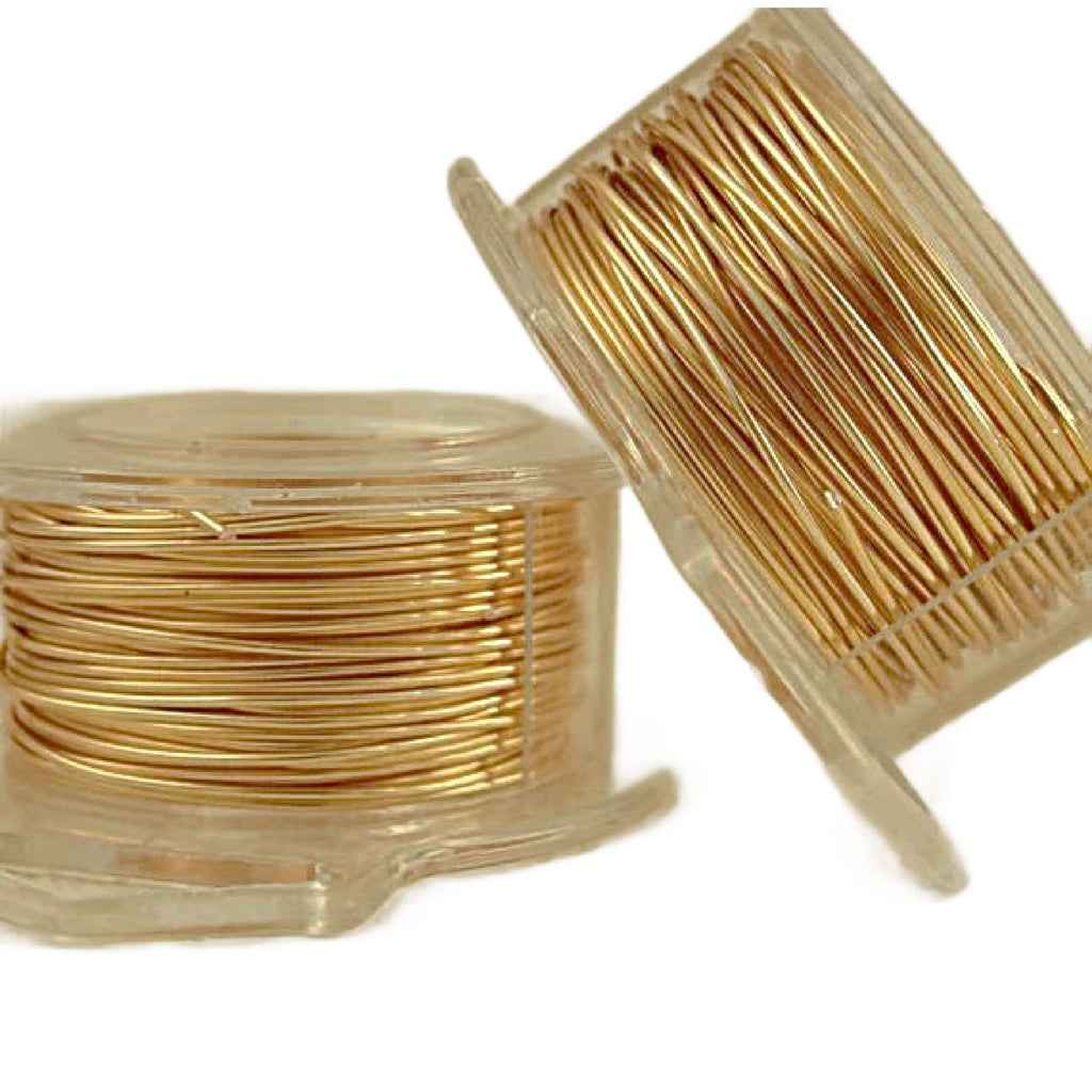 Gold Colored Wire - Non Tarnish - You Pick Feet and Gauge 12, 14, 16, 18, 20, 21, 22, 24, 26, 28, 30, 32 or 34 - 100% Guarantee