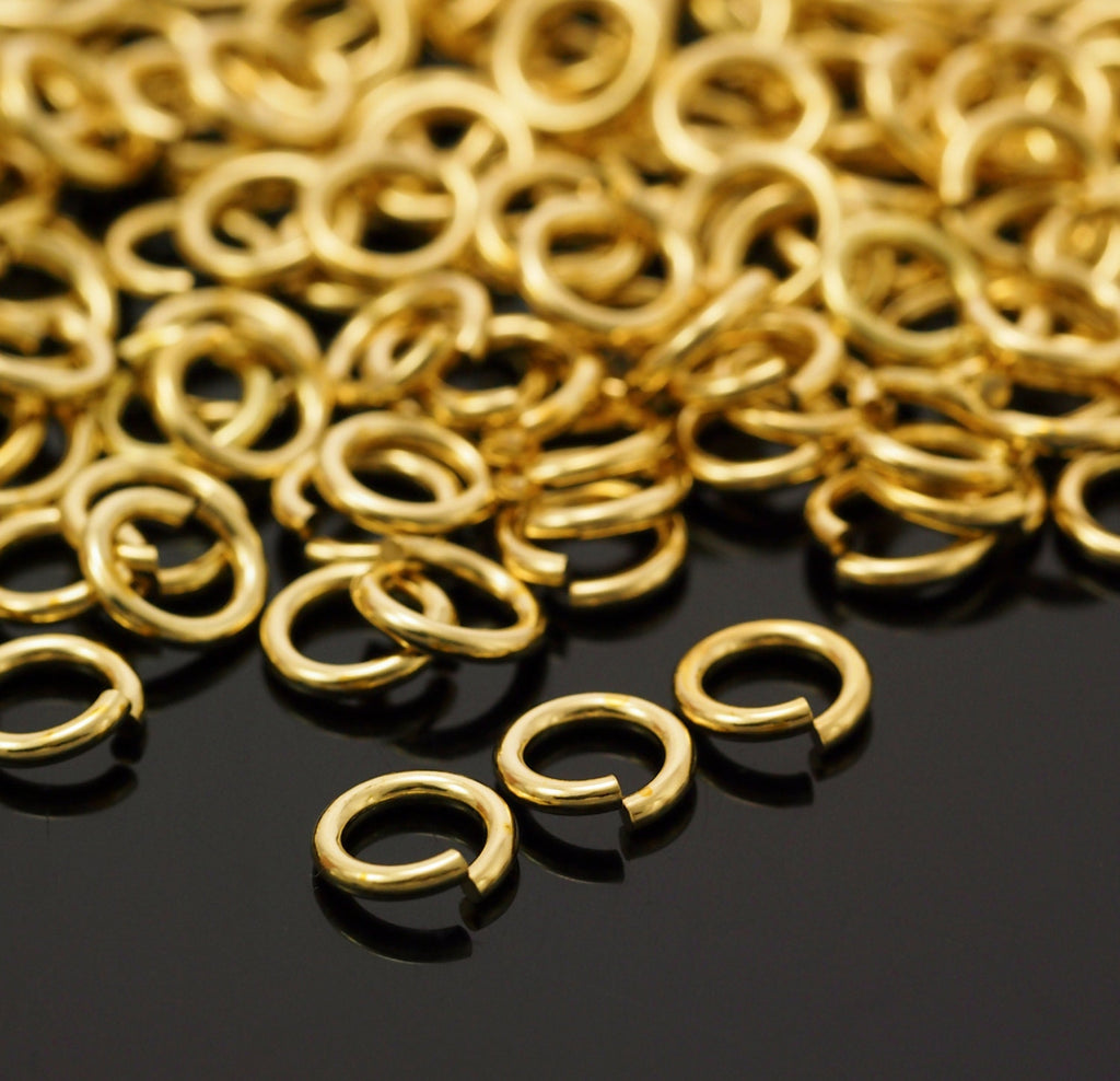 100 Jump Rings Handmade Rich Low Brass - Your Choice of Gauge 14, 15, 16, 18, 20, 22, 24 and Diameter