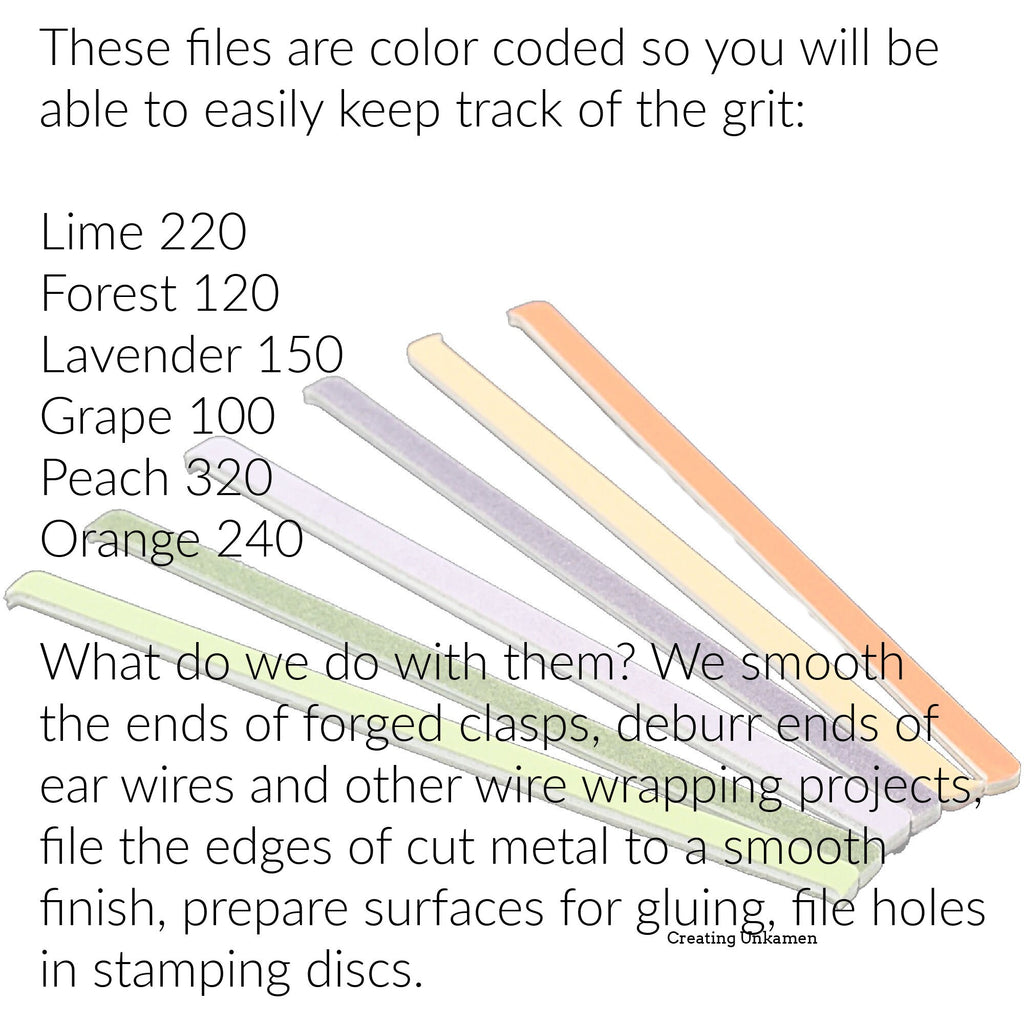 6 - Really Handy Craft File Assortment - Grit 100 - 320