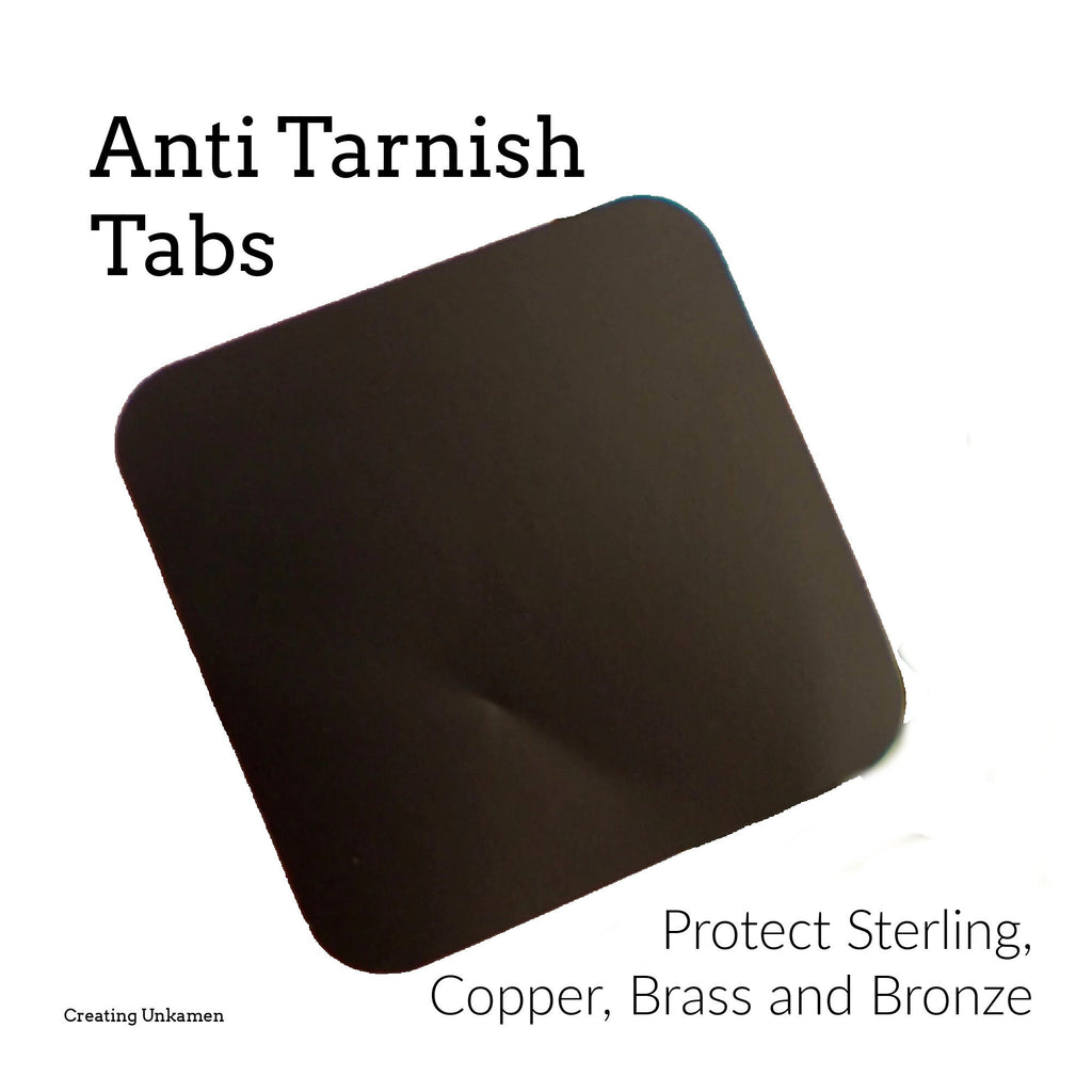 10 Anti Tarnish Tabs - Protect Sterling, Copper, Brass and Bronze