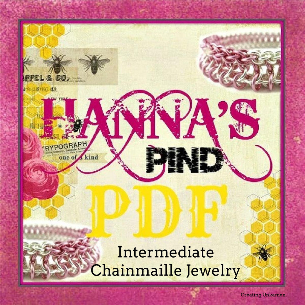 PDF Chainmail Tutorial - Hanna's Pind - Intermediate and Experienced - DELUXE Instructions