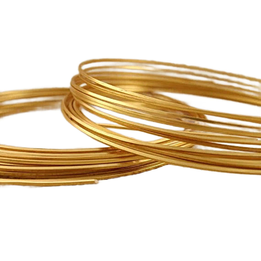 Square Wire Non Tarnish 18 and 21 gauge - Copper, Vintage Bronze, Gold, Silver, Titanium, Antique Copper, Black, Rose Gold - 100% Guarantee