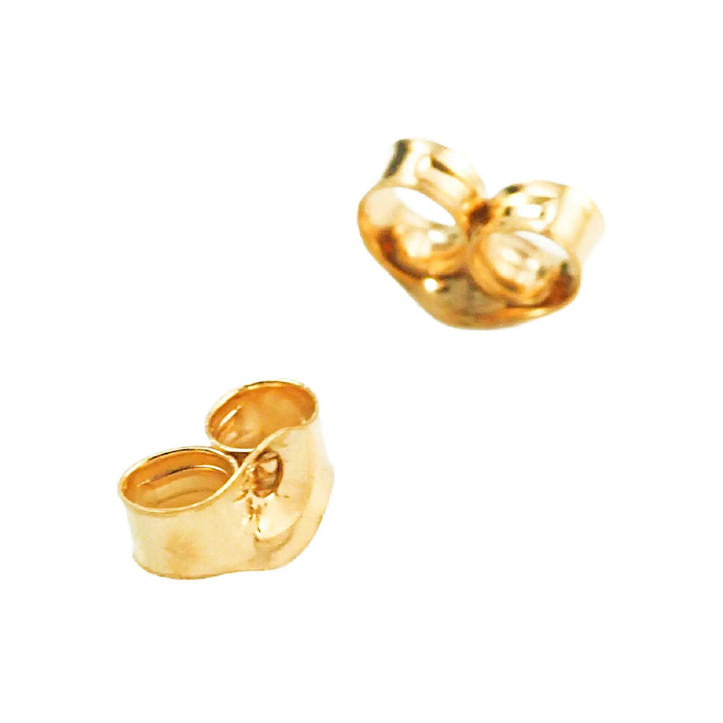 1 Pair 14kt Solid Gold Ear Nuts
