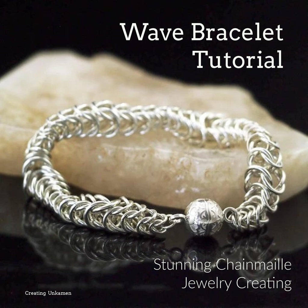 Wave Bracelet Chainmaille Tutorial - Intermediate Jewelry Making