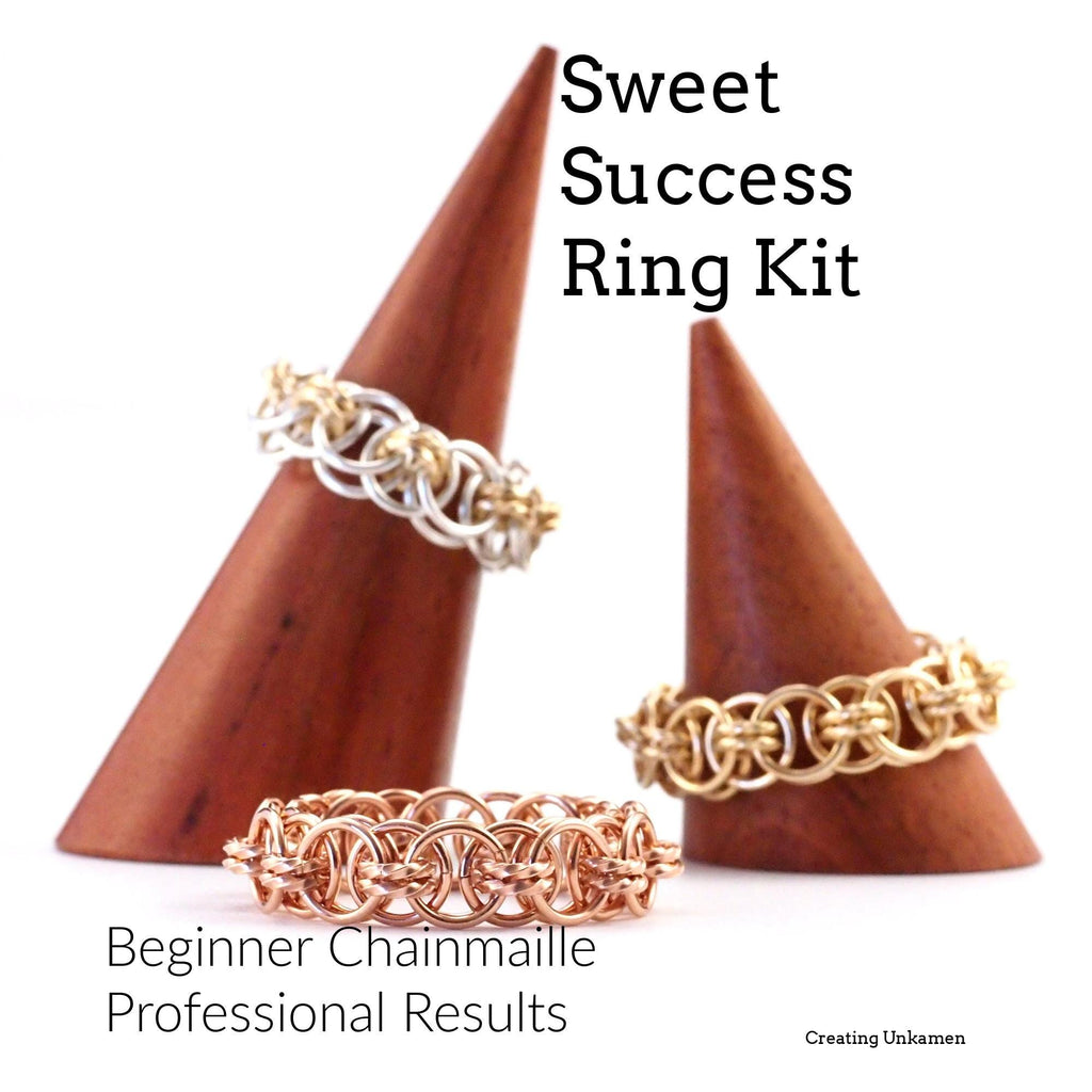 Sweet Success Ring Kit in Argentium Sterling Silver, 14kt Gold or Rose Gold Filled