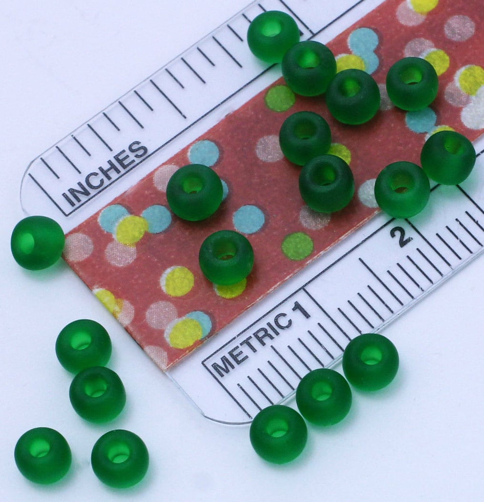 Miyuki 6-146F Matte Green 6/0, 8/0, 11/0 Glass Seed Beads - 100% Guarantee