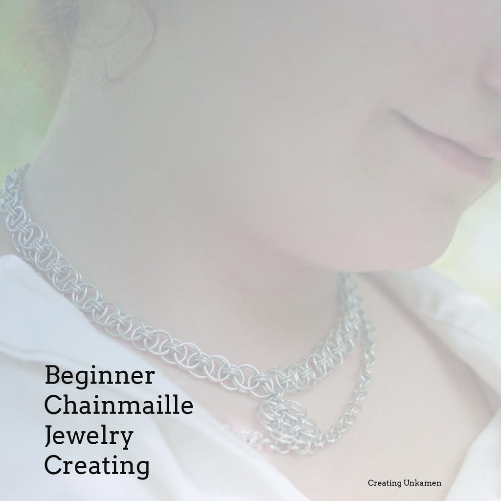 Tutorial Necklace, Choker Margaery's Rose Beginner Chainmaille Jewelry Creating