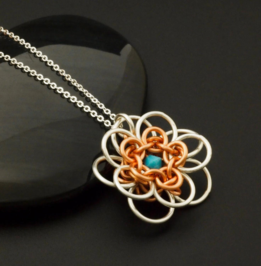 She Loves Me She Loves Me Not Flower Bangle PDF Tutorial - Fun Intermediate Flower Weave