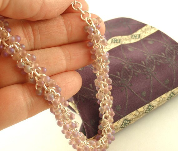Amethyst Lined Smoky Amethyst 3mm X 4mm Miyuki Glass Drop Beads - 100% Guarantee