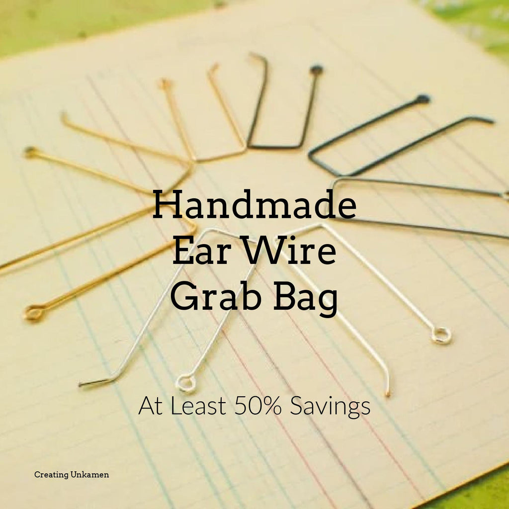 Handmade Ear Wires Grab Bag - 100% Guarantee
