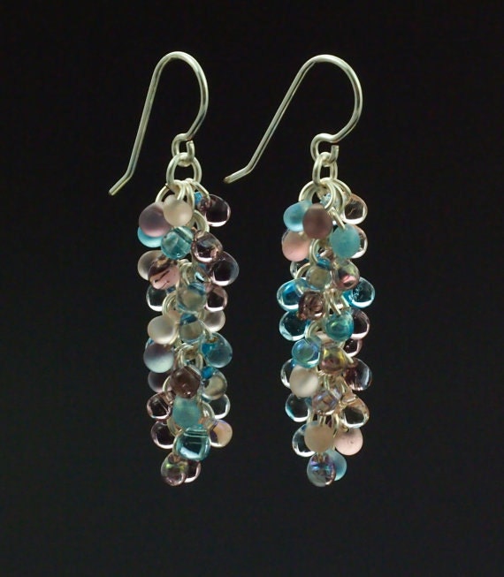 Dusty Floral Mix Fringe Glass Beads - 100% Guarantee