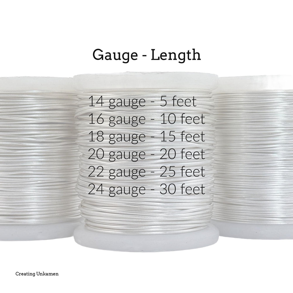 Wire Textured Round Non Tarnish Silver Plated in 14, 16, 18, 20, 22, 24 gauge