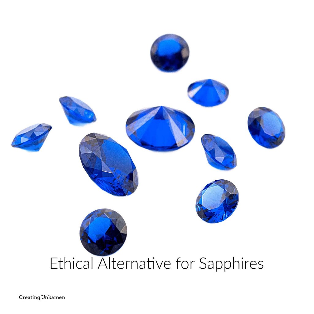 Blue Spinel Round Faceted CZ Gemstone Ethical Alternative for Sapphires 1.5mm 2mm, 2.5mm, 3mm, 3.5mm, 4mm, 5mm,, 6mm, 8mm, 10mm