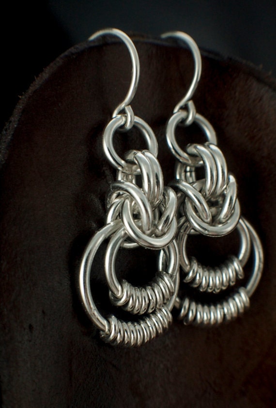 Kit Cynthia Sterling Silver Woven Earrings