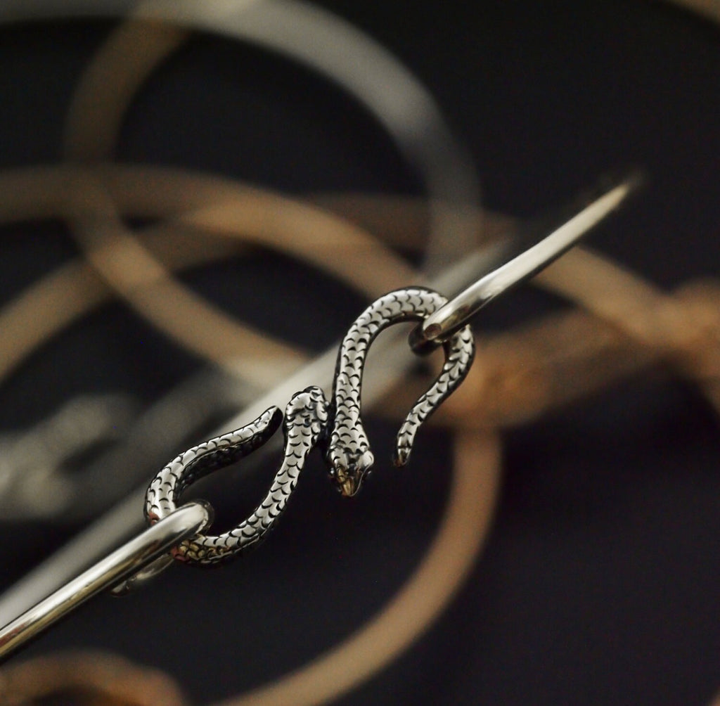 Snake S-Hook Clasp - Sterling Silver - Made in the USA - 100% Guarantee