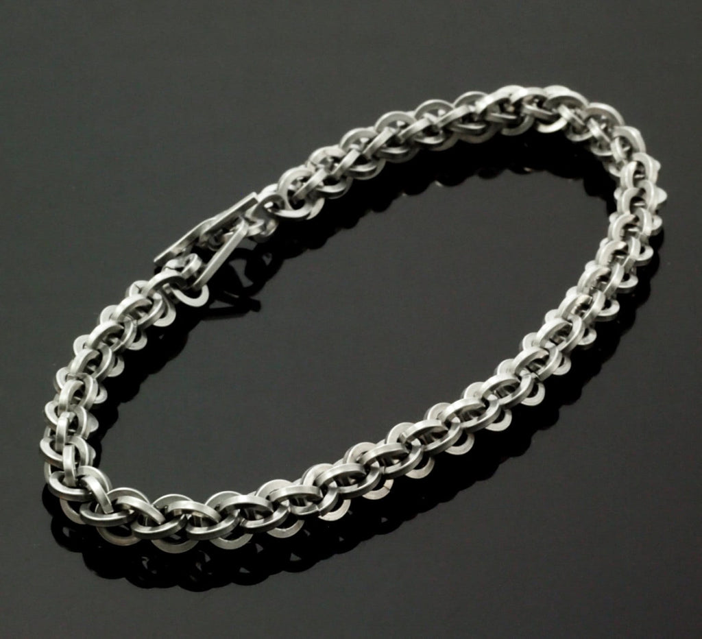 Square Aluminum Jens Pind Bracelet Kit - Intermediate Chainmaille Jewelry Creating