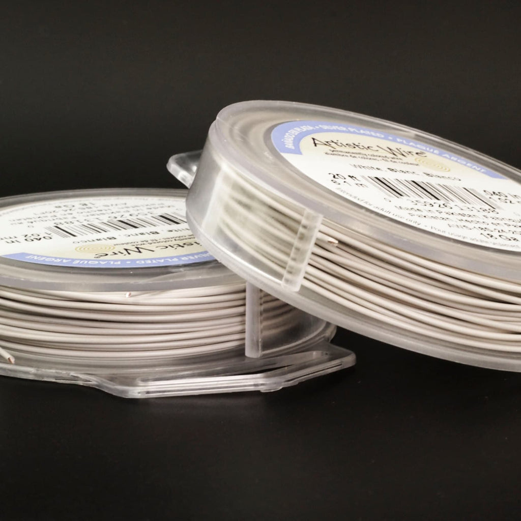 White Artistic Wire - Permanently Colored - 100% Guarantee
