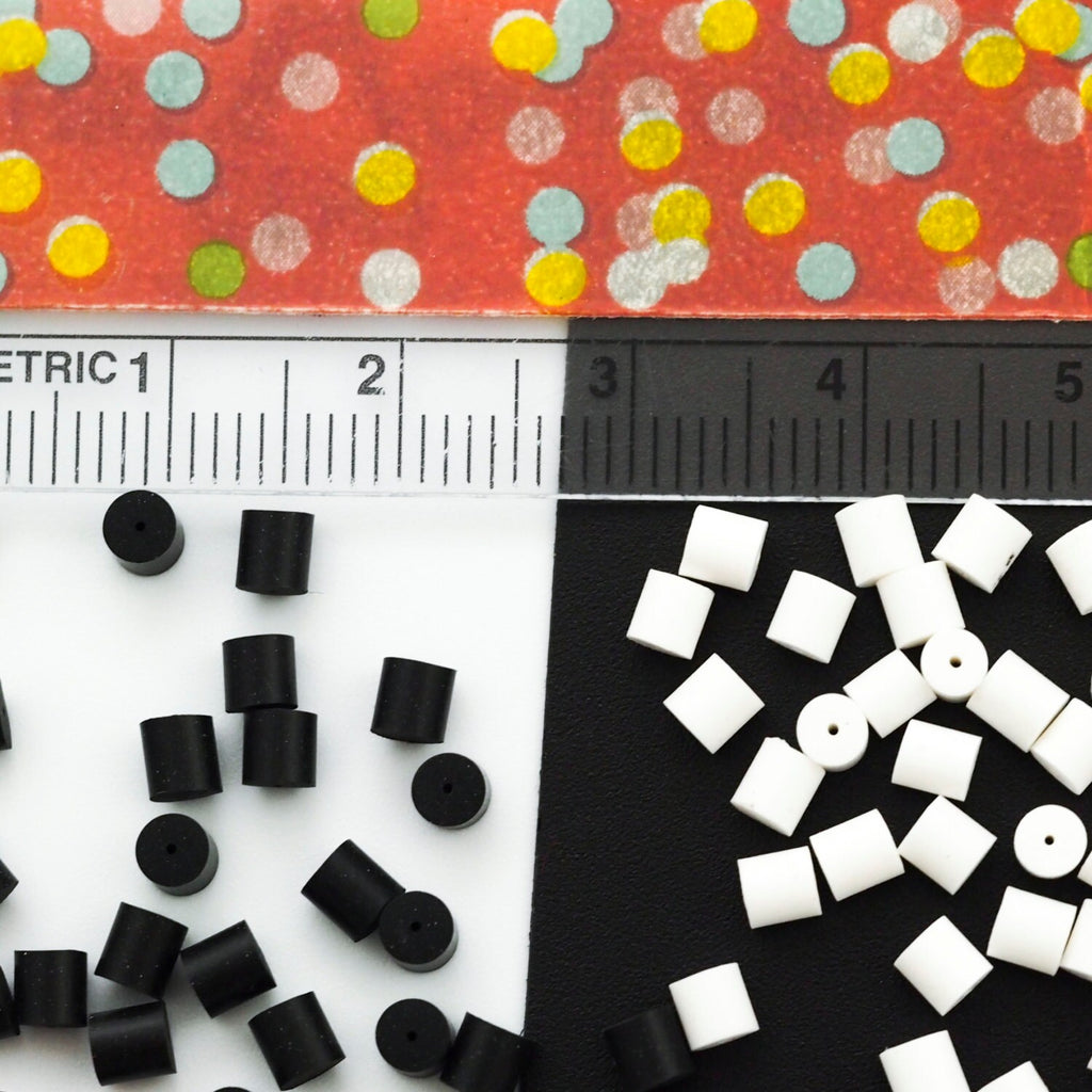 50 Hypoallergenic Black or White Ear Nuts - Premium Ear Donuts - Earring Holders - Those Things That Keep Your Earrings In Your Ears