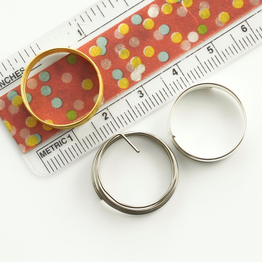 Best Ring Memory Wire - Stainless Steel, Silver Plate or Gold, Hematite Color - 100% Guarantee