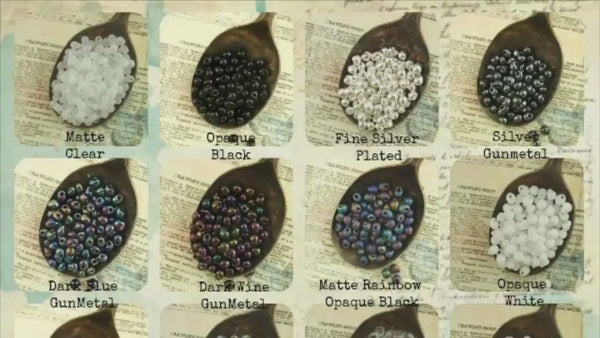 Gothic Obsession Miyuki Drop Bead Mix - Red, Silver, Black, Grey - 100% Guarantee