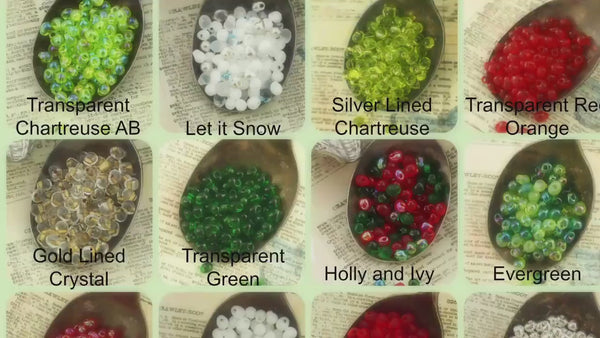 Miyuki Transparent Green AB Drop Beads 12, 24 or 48 grams
